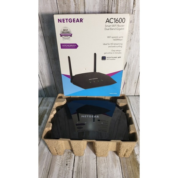 NETGEAR AC1600 Dual Band Gigabit Smart Wifi 5 Router Wireless - Picture 4 of 7